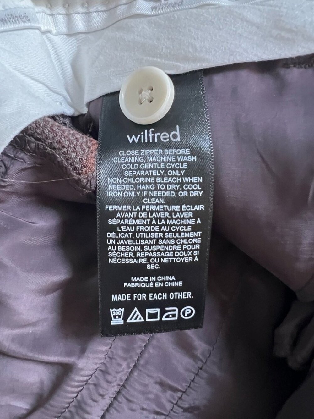 Wilfred The Effortless Pant™ - (Re)fined Plaid Wool Blend Trouser | Size 4 - Picture 8 of 12